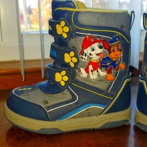 Toddler 8c Light Up Paw Patrol Snow Boots